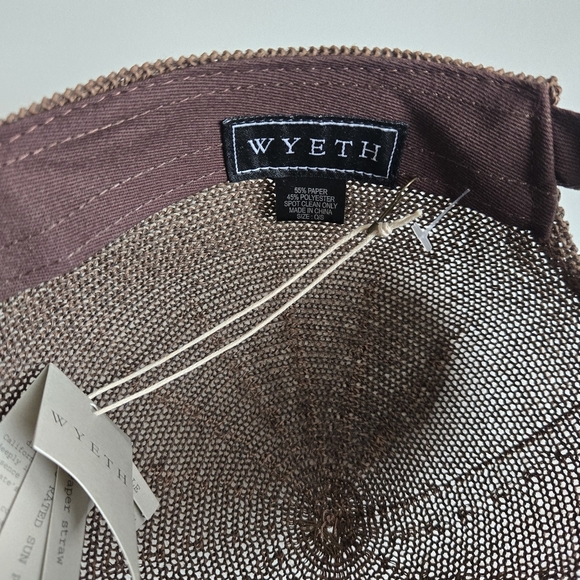 New Wyeth Paula Mesh Breathable Adjustable Packable UPF 50+ Chocolate Hat O/S main image 13